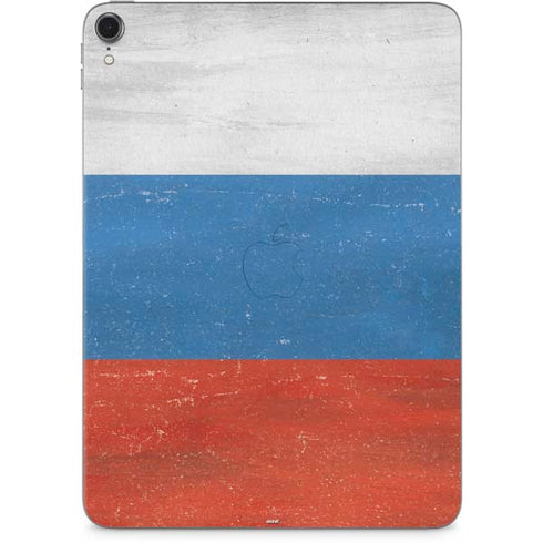 Russian Flag Distressed Apple iPad Pro Skin